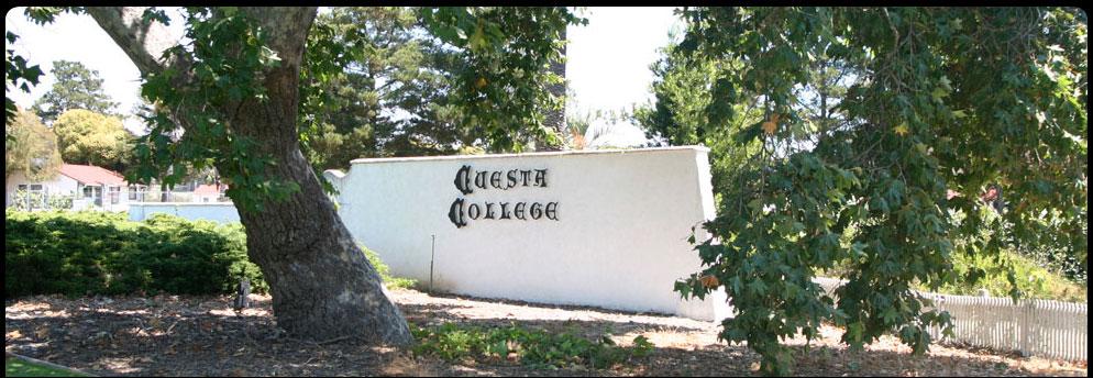 Cuesta College Sign
